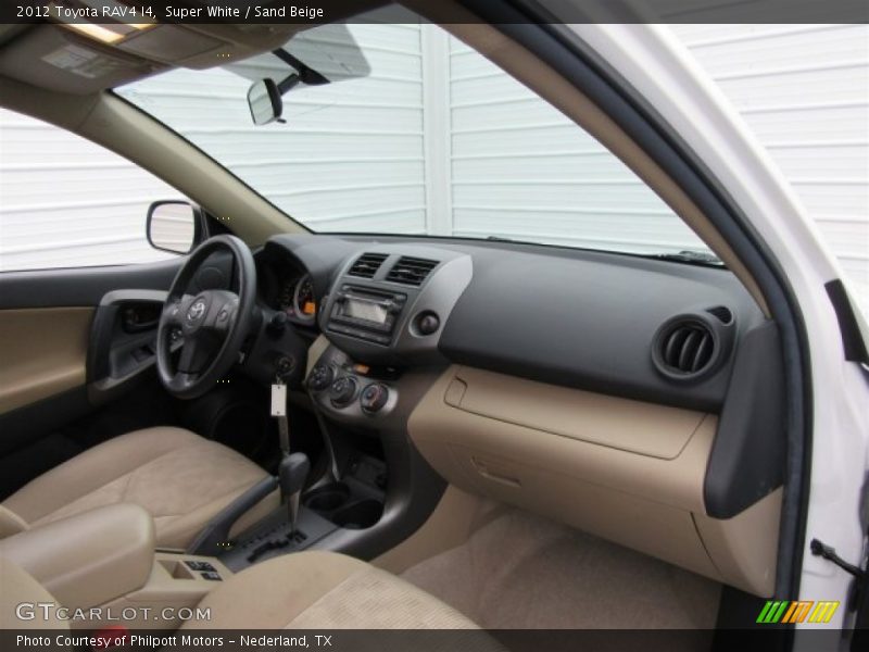 Super White / Sand Beige 2012 Toyota RAV4 I4