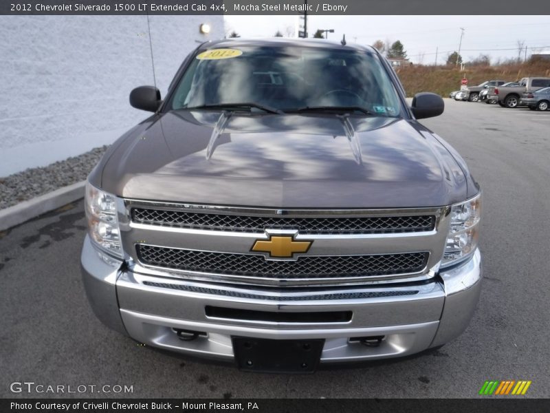 Mocha Steel Metallic / Ebony 2012 Chevrolet Silverado 1500 LT Extended Cab 4x4