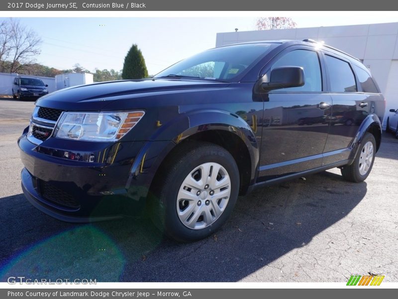 Contusion Blue / Black 2017 Dodge Journey SE