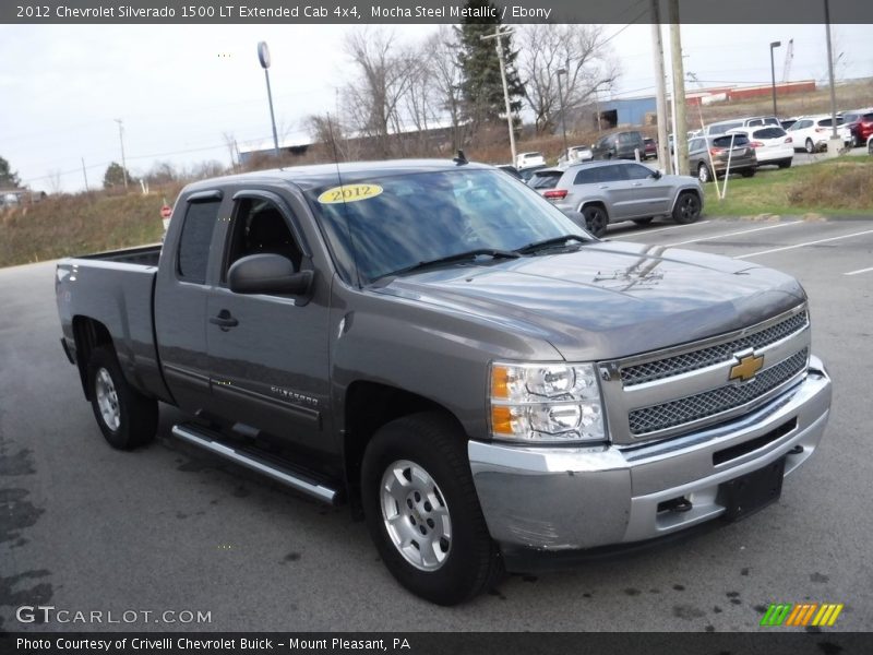 Mocha Steel Metallic / Ebony 2012 Chevrolet Silverado 1500 LT Extended Cab 4x4
