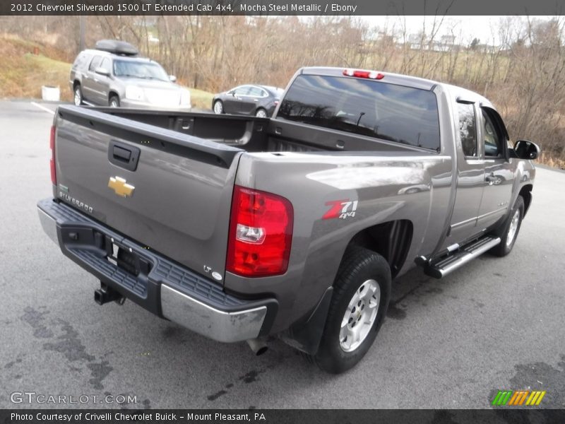 Mocha Steel Metallic / Ebony 2012 Chevrolet Silverado 1500 LT Extended Cab 4x4