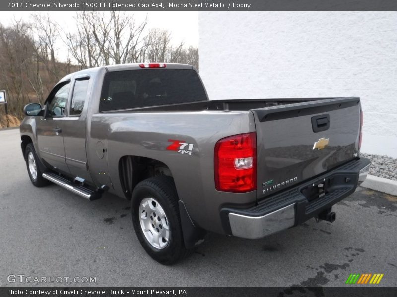 Mocha Steel Metallic / Ebony 2012 Chevrolet Silverado 1500 LT Extended Cab 4x4