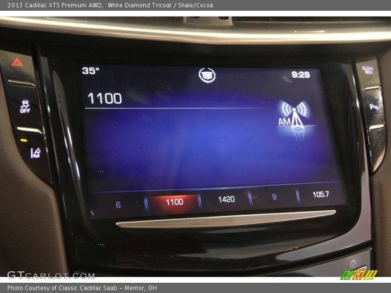 White Diamond Tricoat / Shale/Cocoa 2013 Cadillac XTS Premium AWD