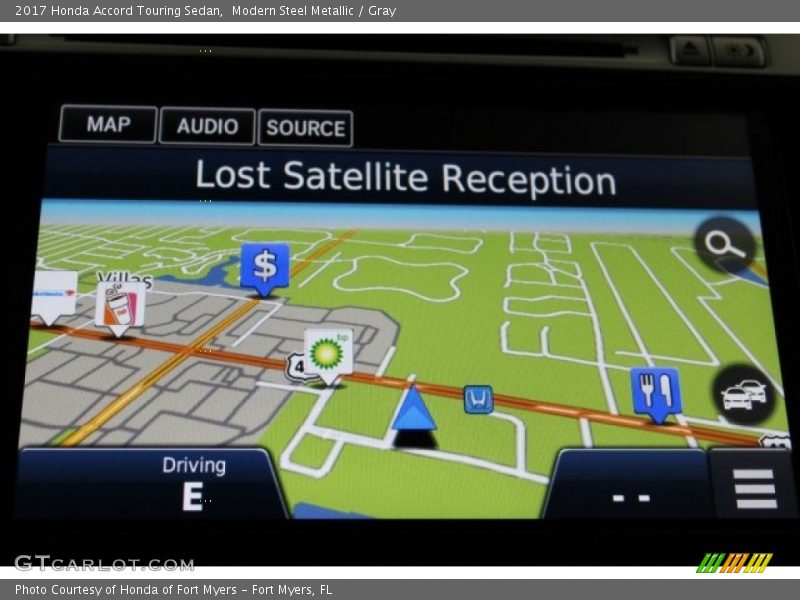 Modern Steel Metallic / Gray 2017 Honda Accord Touring Sedan