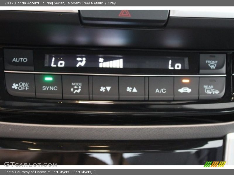 Modern Steel Metallic / Gray 2017 Honda Accord Touring Sedan