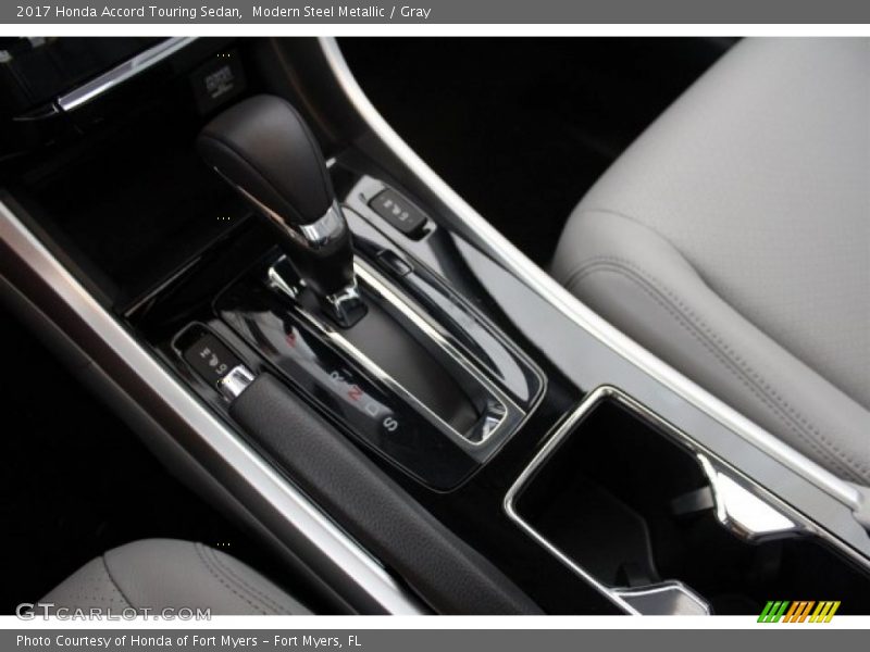 Modern Steel Metallic / Gray 2017 Honda Accord Touring Sedan