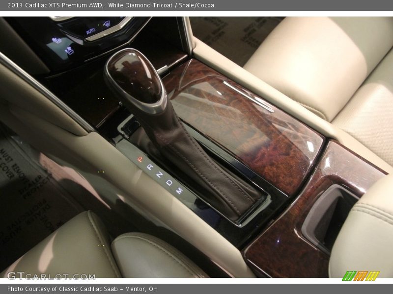 White Diamond Tricoat / Shale/Cocoa 2013 Cadillac XTS Premium AWD