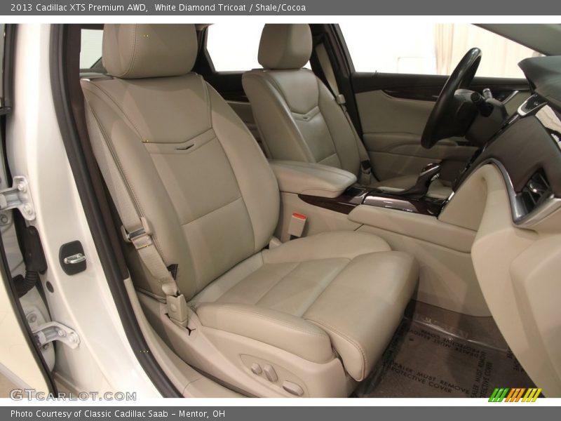 White Diamond Tricoat / Shale/Cocoa 2013 Cadillac XTS Premium AWD