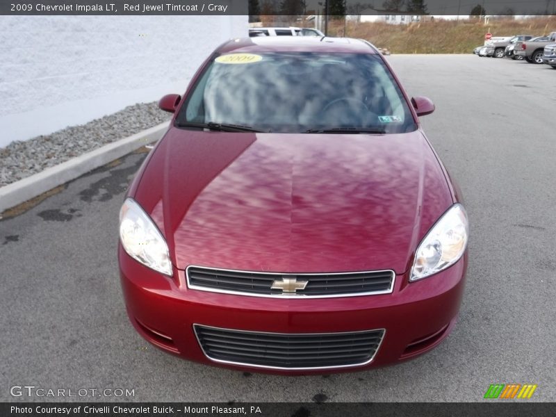 Red Jewel Tintcoat / Gray 2009 Chevrolet Impala LT