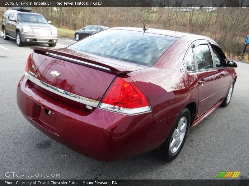 Red Jewel Tintcoat / Gray 2009 Chevrolet Impala LT