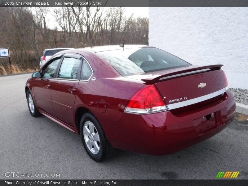 Red Jewel Tintcoat / Gray 2009 Chevrolet Impala LT