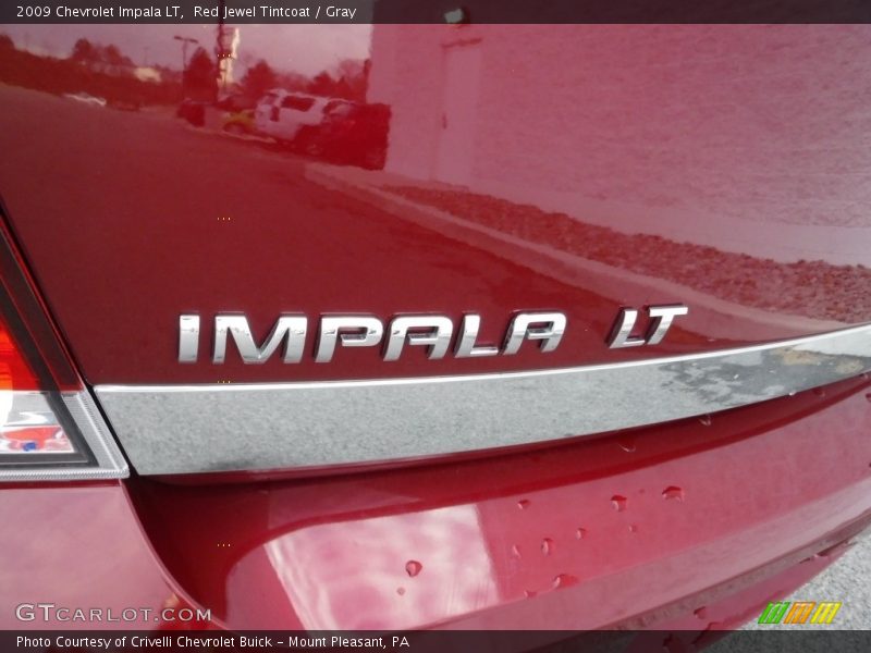 Red Jewel Tintcoat / Gray 2009 Chevrolet Impala LT