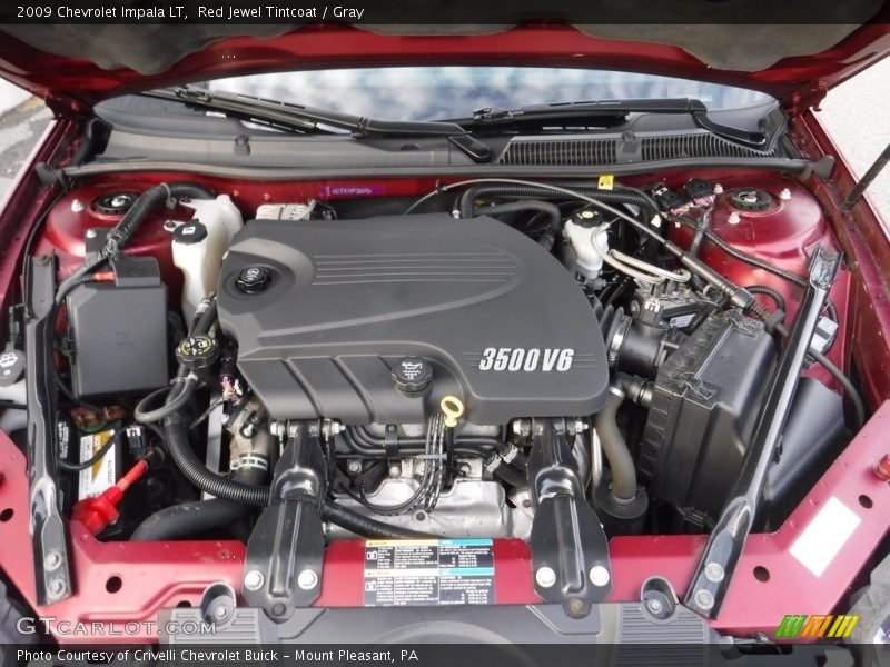 Red Jewel Tintcoat / Gray 2009 Chevrolet Impala LT