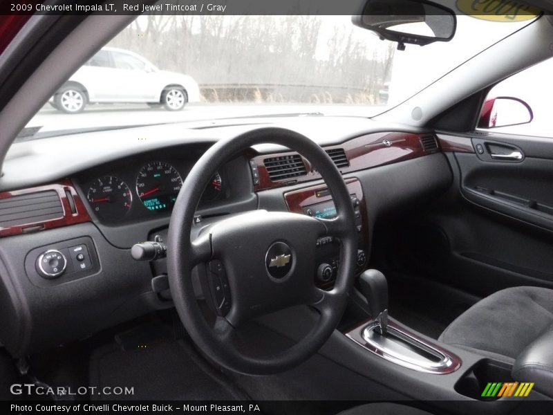 Red Jewel Tintcoat / Gray 2009 Chevrolet Impala LT
