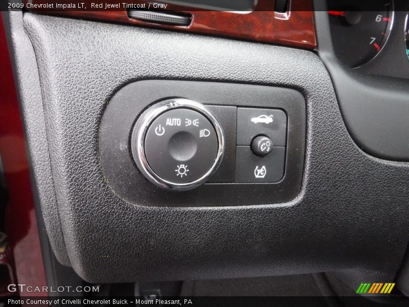 Red Jewel Tintcoat / Gray 2009 Chevrolet Impala LT