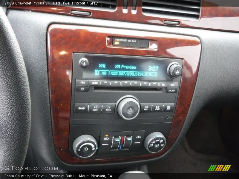 Red Jewel Tintcoat / Gray 2009 Chevrolet Impala LT
