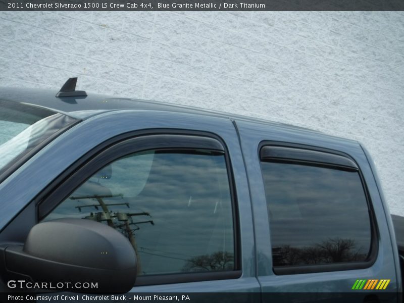Blue Granite Metallic / Dark Titanium 2011 Chevrolet Silverado 1500 LS Crew Cab 4x4
