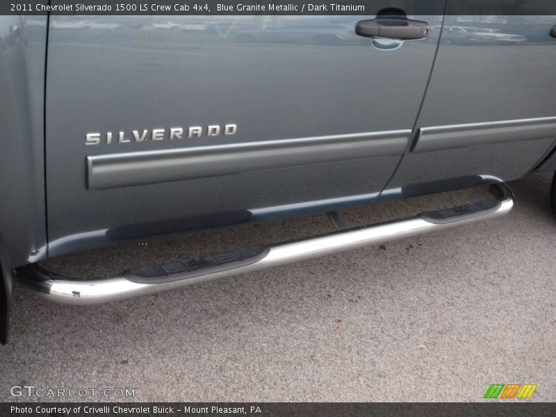 Blue Granite Metallic / Dark Titanium 2011 Chevrolet Silverado 1500 LS Crew Cab 4x4