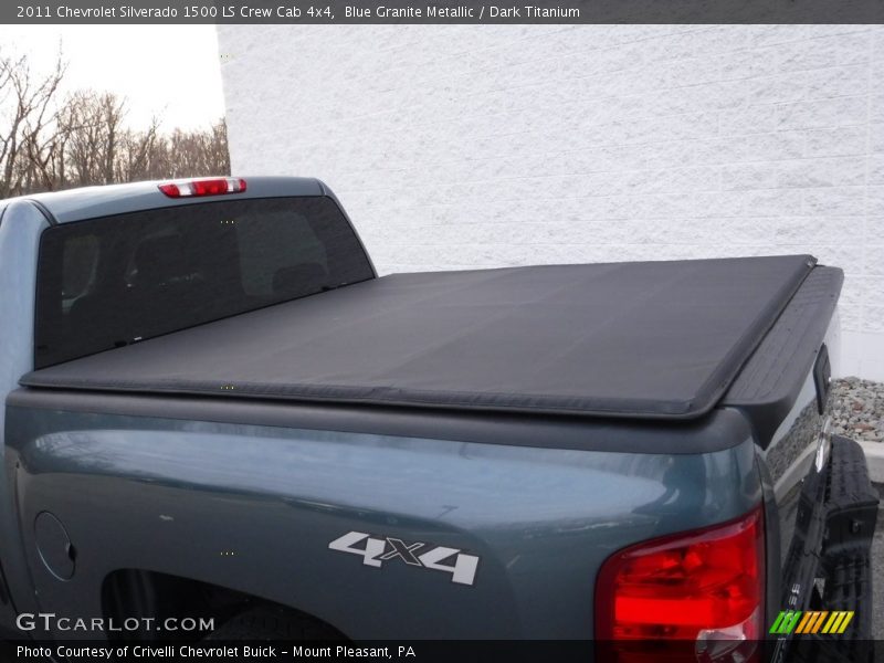Blue Granite Metallic / Dark Titanium 2011 Chevrolet Silverado 1500 LS Crew Cab 4x4