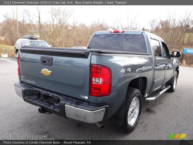 Blue Granite Metallic / Dark Titanium 2011 Chevrolet Silverado 1500 LS Crew Cab 4x4