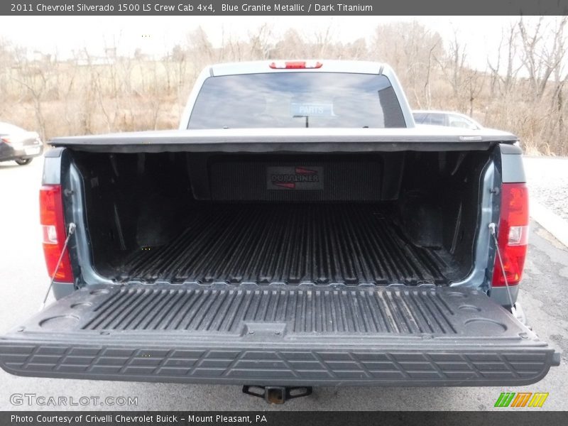 Blue Granite Metallic / Dark Titanium 2011 Chevrolet Silverado 1500 LS Crew Cab 4x4