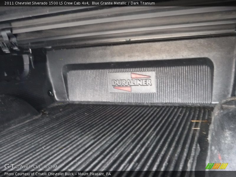 Blue Granite Metallic / Dark Titanium 2011 Chevrolet Silverado 1500 LS Crew Cab 4x4