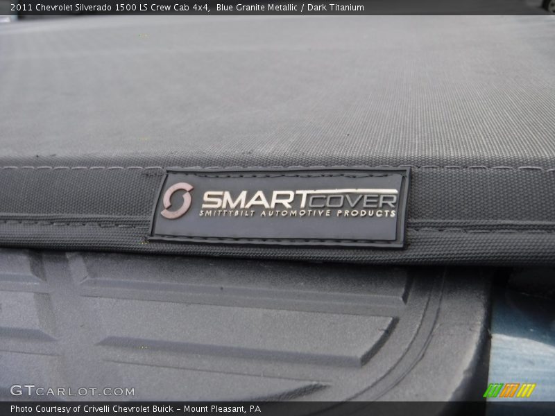 Blue Granite Metallic / Dark Titanium 2011 Chevrolet Silverado 1500 LS Crew Cab 4x4