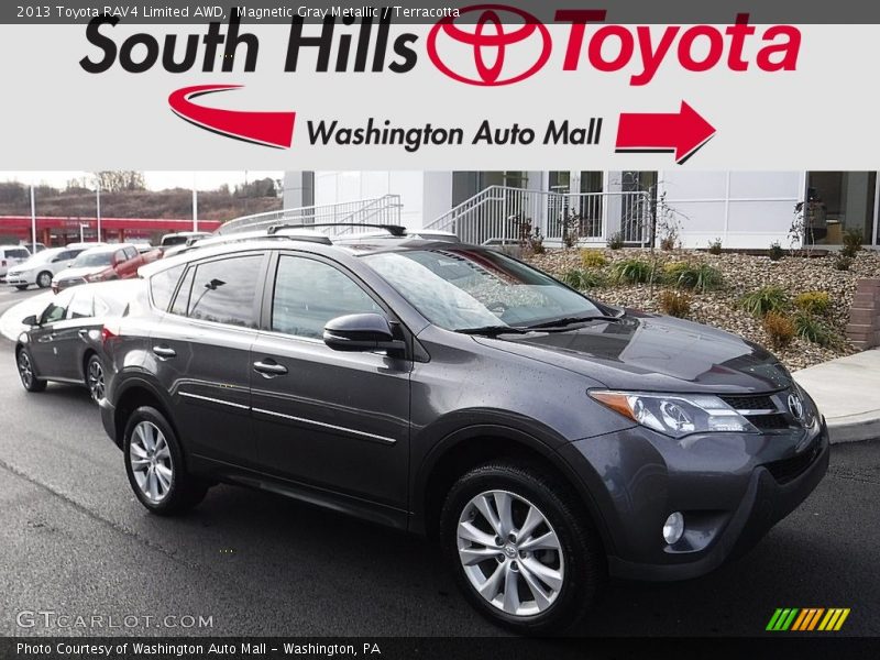 Magnetic Gray Metallic / Terracotta 2013 Toyota RAV4 Limited AWD