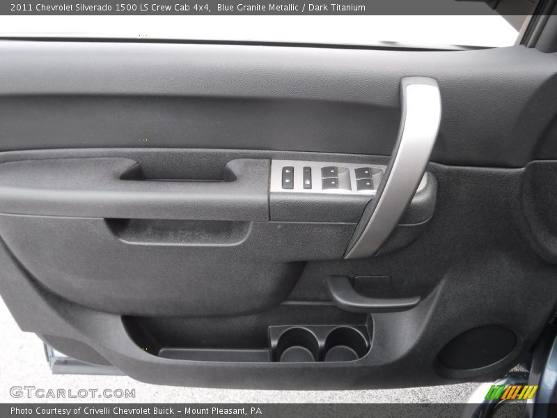Blue Granite Metallic / Dark Titanium 2011 Chevrolet Silverado 1500 LS Crew Cab 4x4
