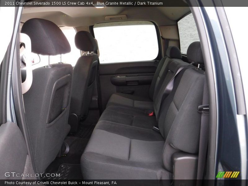 Blue Granite Metallic / Dark Titanium 2011 Chevrolet Silverado 1500 LS Crew Cab 4x4