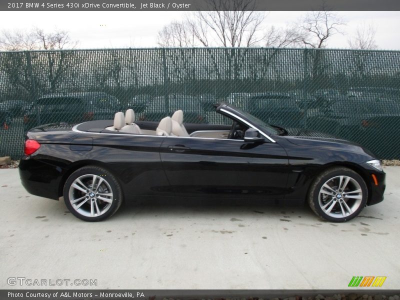 Jet Black / Oyster 2017 BMW 4 Series 430i xDrive Convertible