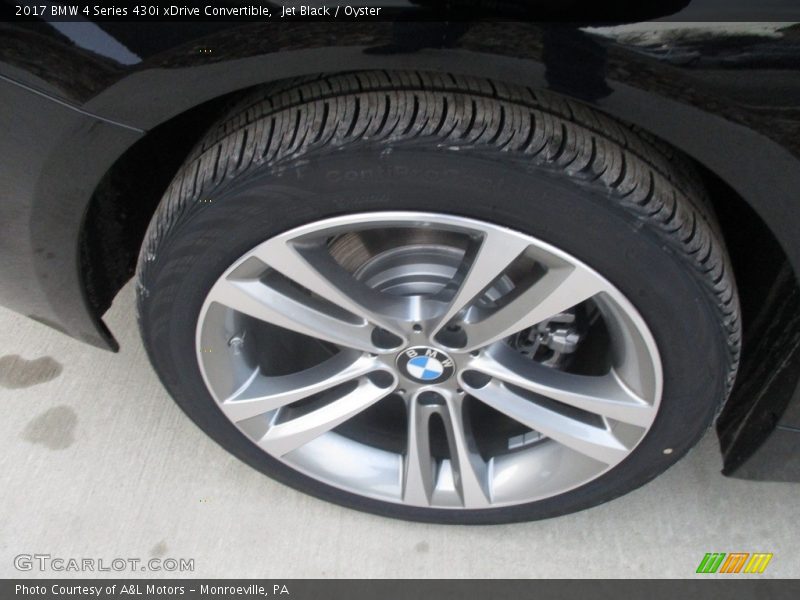 Jet Black / Oyster 2017 BMW 4 Series 430i xDrive Convertible