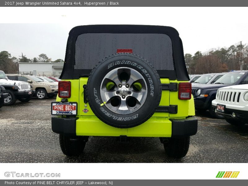 Hypergreen / Black 2017 Jeep Wrangler Unlimited Sahara 4x4