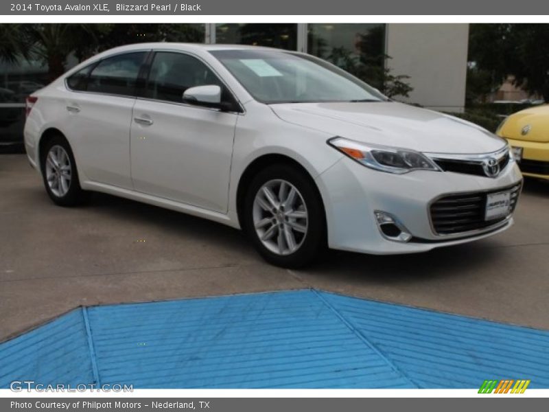 Blizzard Pearl / Black 2014 Toyota Avalon XLE