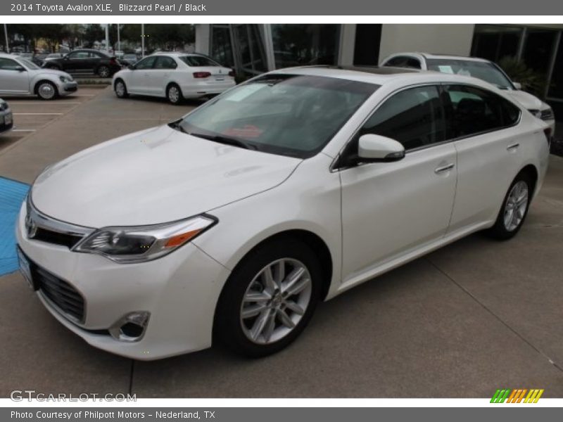 Blizzard Pearl / Black 2014 Toyota Avalon XLE