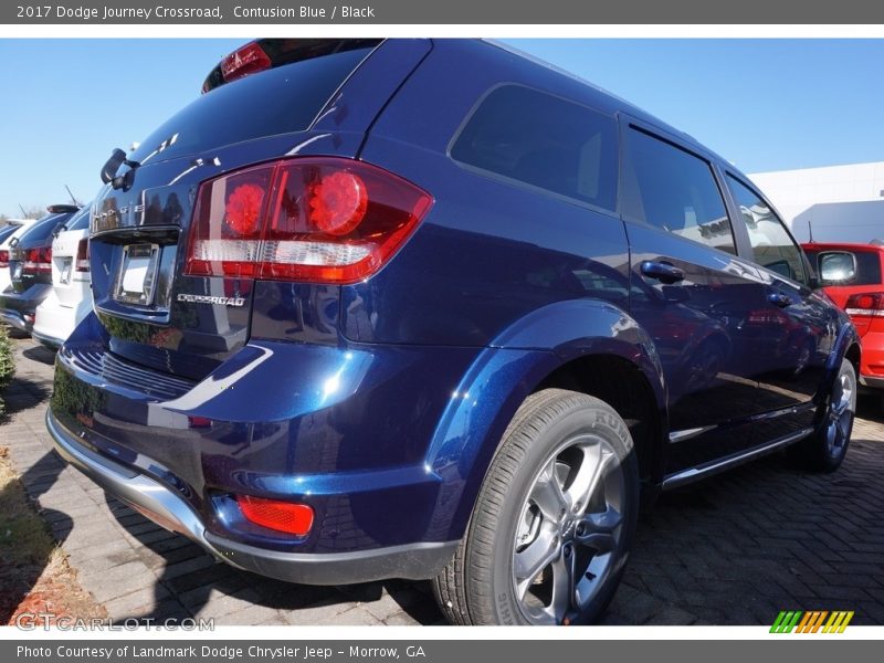 Contusion Blue / Black 2017 Dodge Journey Crossroad