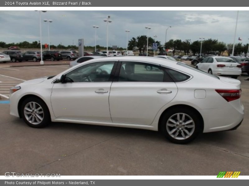 Blizzard Pearl / Black 2014 Toyota Avalon XLE