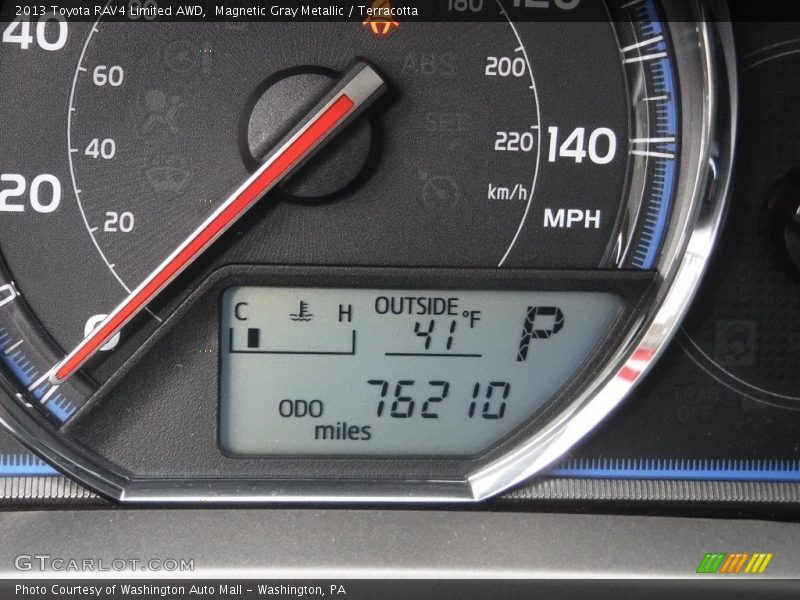 Magnetic Gray Metallic / Terracotta 2013 Toyota RAV4 Limited AWD