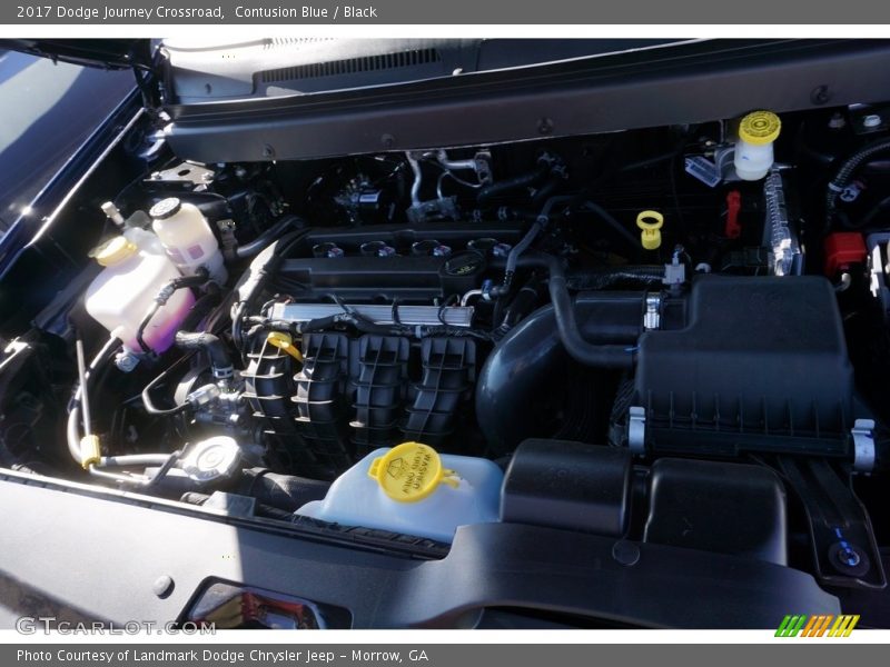 Contusion Blue / Black 2017 Dodge Journey Crossroad