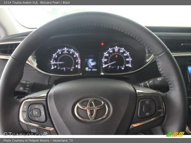 Blizzard Pearl / Black 2014 Toyota Avalon XLE