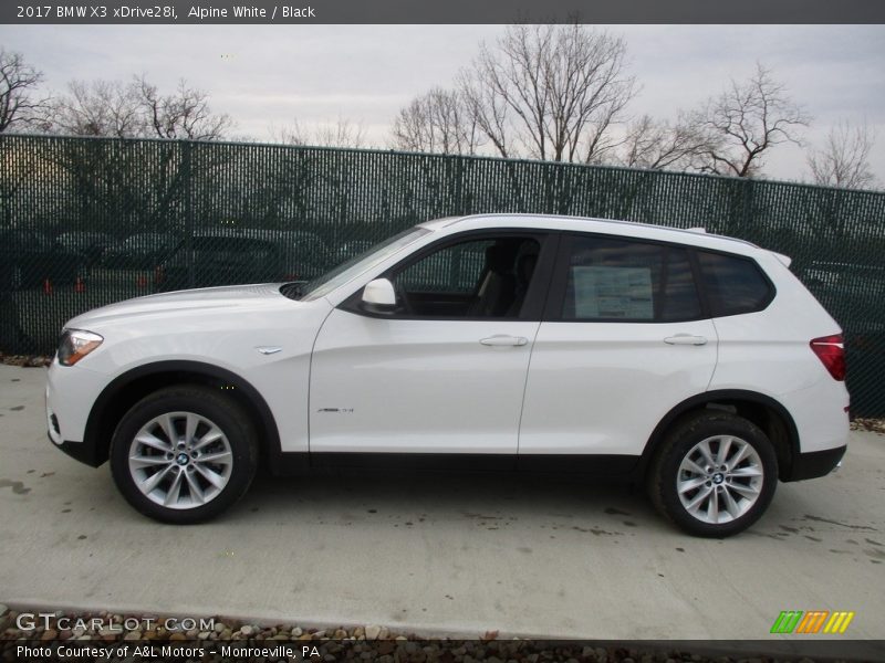  2017 X3 xDrive28i Alpine White