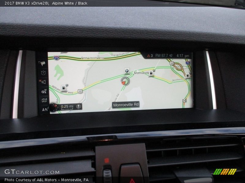 Alpine White / Black 2017 BMW X3 xDrive28i