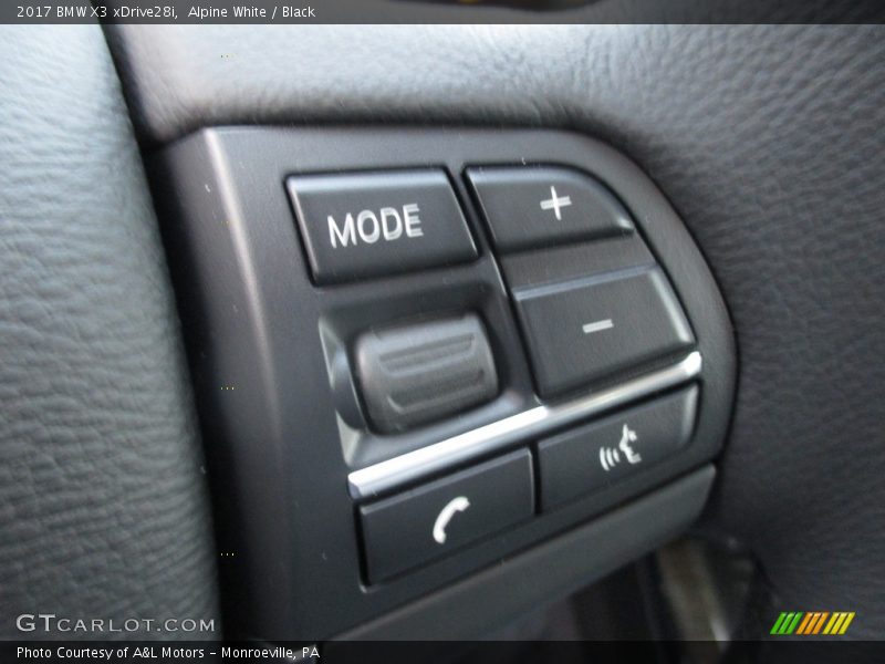 Alpine White / Black 2017 BMW X3 xDrive28i