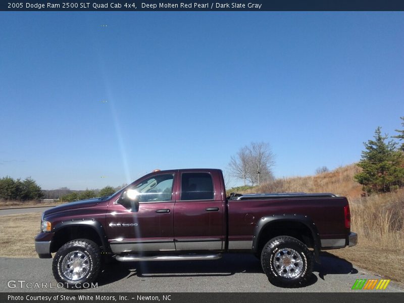 Deep Molten Red Pearl / Dark Slate Gray 2005 Dodge Ram 2500 SLT Quad Cab 4x4