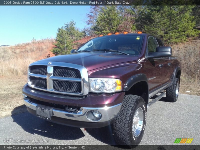 Deep Molten Red Pearl / Dark Slate Gray 2005 Dodge Ram 2500 SLT Quad Cab 4x4
