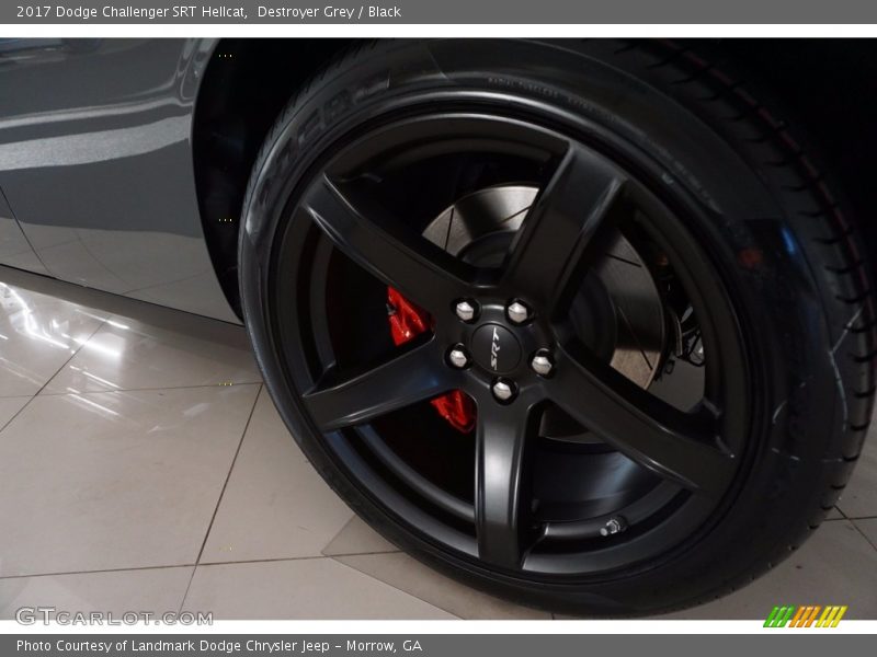 Destroyer Grey / Black 2017 Dodge Challenger SRT Hellcat