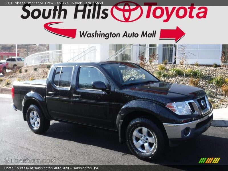 Super Black / Steel 2010 Nissan Frontier SE Crew Cab 4x4