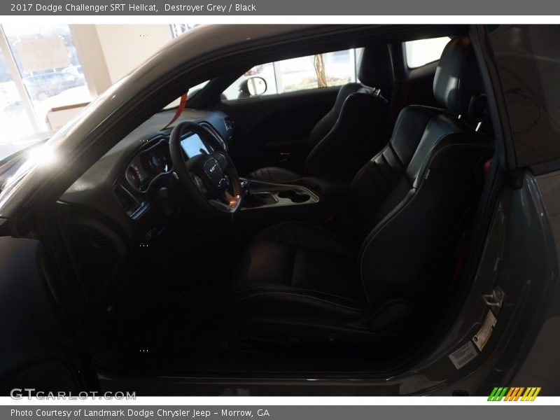 Destroyer Grey / Black 2017 Dodge Challenger SRT Hellcat