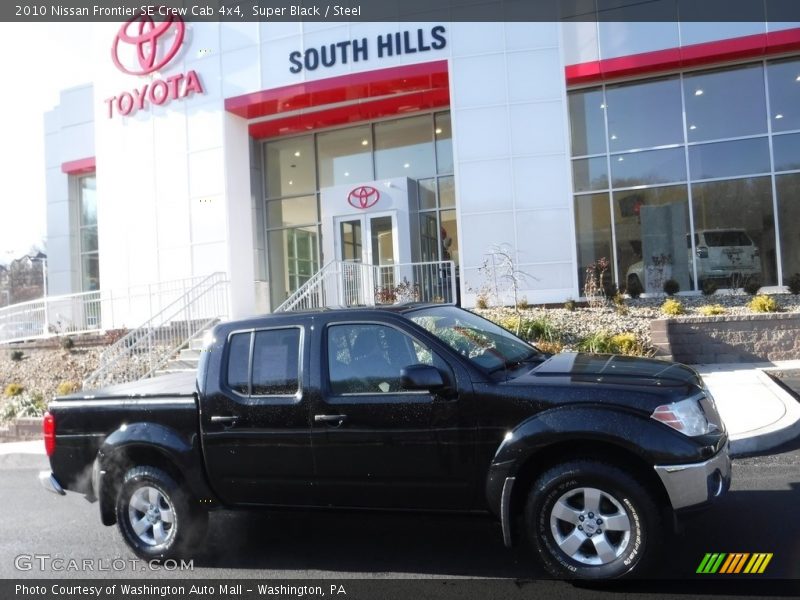 Super Black / Steel 2010 Nissan Frontier SE Crew Cab 4x4