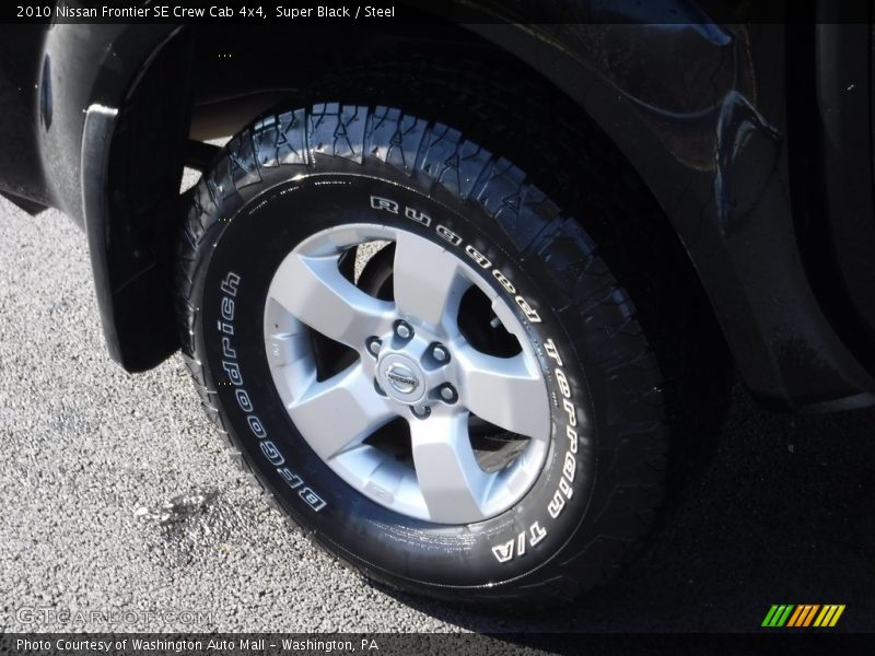 Super Black / Steel 2010 Nissan Frontier SE Crew Cab 4x4